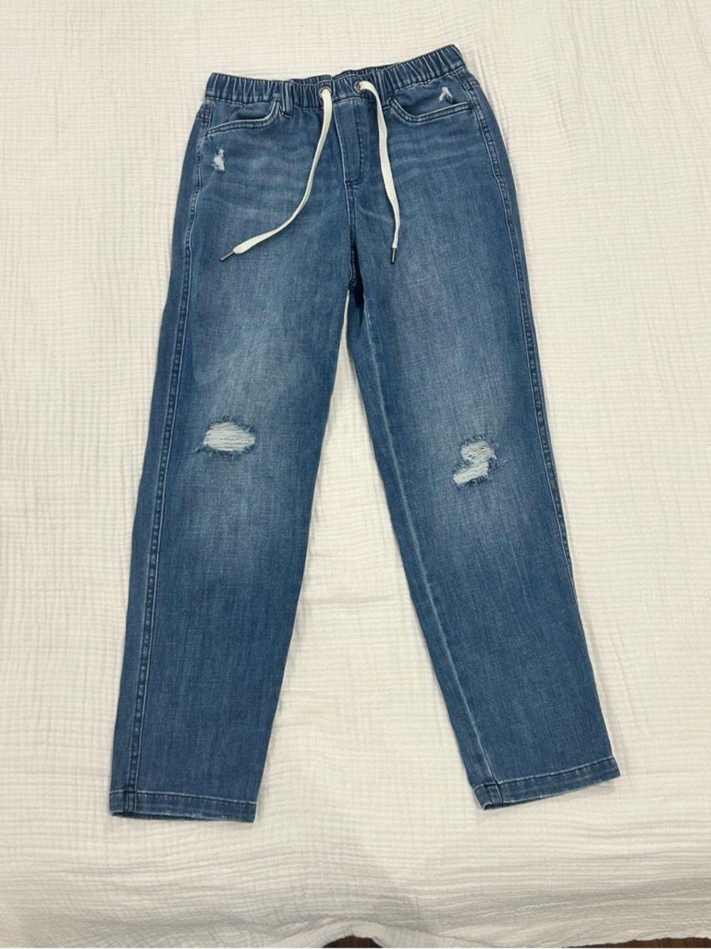 Aerie drawstring denim jeans
